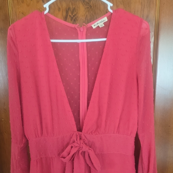 Tarta Ruffled Dress By For Love And Lemons Size L Mini Dress - Picture 4 of 7